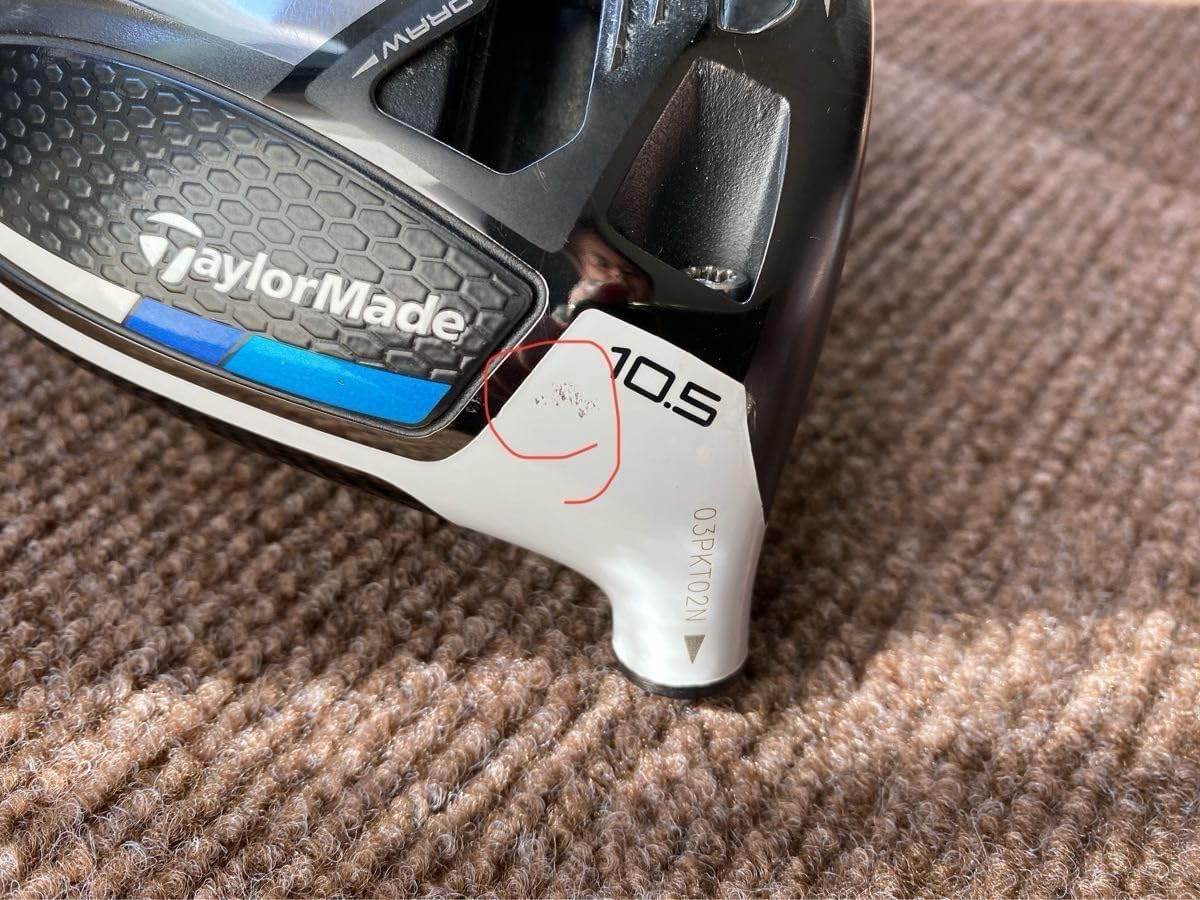 テーラーメイド SIMドライバーヘッドのみ ロフト10.5° ヘッドカバー付き。